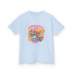 SuperKitties Birthday Girl Kids Tee | Custom Super Cat Party, Personalized Kitties Matching Shirt - Image 27