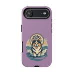 Retro Corgi Surf Phone Case UK, Cute Beach Dog Aesthetic Cover, Summer Vibes Protective Case, Dual Layer Shockproof Glossy Matte Gift - Image 36
