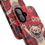 Graffiti Cat Phone Case UK, Street Art Aesthetic Cover, Bold Red Cartoon Cat Design, Dual Layer Shockproof Protective Glossy Matte Case - Image 14