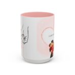 Spiced Espresso & Molasses Cream Accent Coffee Mug, Personalized Holiday Ceramic Mug - Image 9