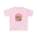 SuperKitties Birthday Girl Kids Tee | Custom Super Cat Party, Personalized Kitties Matching Shirt - Image 29