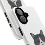 I Tolerate You Cat illustration Phone Case | Cat Face, Sarcastic Quote - Image 6