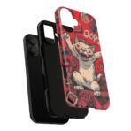 Graffiti Cat Phone Case UK, Street Art Aesthetic Cover, Bold Red Cartoon Cat Design, Dual Layer Shockproof Protective Glossy Matte Case - Image 15
