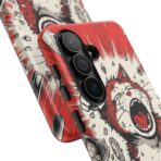 Screaming Cat Explosion phone case | tough cases, red comic art - Image 42