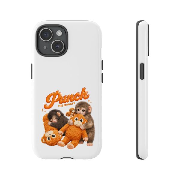 Punch the Monkey Cute Monkey Plush Illustration Phone Case | Tough Cases