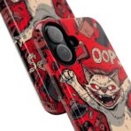 Graffiti Cat Phone Case UK, Street Art Aesthetic Cover, Bold Red Cartoon Cat Design, Dual Layer Shockproof Protective Glossy Matte Case - Image 10