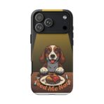 Beagle 'Feed Me Now!' Phone Case | Slim Dual-Layer Protective Case - Image 40