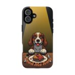 Beagle 'Feed Me Now!' Phone Case | Slim Dual-Layer Protective Case - Image 9