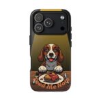 Beagle 'Feed Me Now!' Phone Case | Slim Dual-Layer Protective Case - Image 37