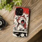 Screaming Cat Explosion phone case | tough cases, red comic art - Image 28