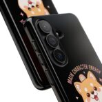 Cute Shiba Inu Phone Case UK, Cartoon Dog Pastel Aesthetic Cover, Dual Layer Shockproof Protective Case, Glossy Matte Gift Idea - Image 42