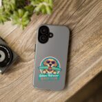 Golden Retriever Surf Phone Case UK, Beach Dog Aesthetic Cover, Cute Summer Vibes Case, Dual Layer Shockproof Protective Glossy Matte Gift - Image 4