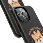 Cute Shiba Inu Phone Case UK, Cartoon Dog Pastel Aesthetic Cover, Dual Layer Shockproof Protective Case, Glossy Matte Gift Idea - Image 30