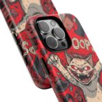 Graffiti Cat Phone Case UK, Street Art Aesthetic Cover, Bold Red Cartoon Cat Design, Dual Layer Shockproof Protective Glossy Matte Case - Image 30