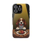 Beagle 'Feed Me Now!' Phone Case | Slim Dual-Layer Protective Case - Image 25