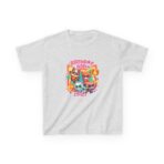 SuperKitties Birthday Girl Kids Tee | Custom Super Cat Party, Personalized Kitties Matching Shirt - Image 5