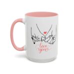 Spiced Espresso & Molasses Cream Accent Coffee Mug, Personalized Holiday Ceramic Mug - Image 11