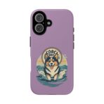 Retro Corgi Surf Phone Case UK, Cute Beach Dog Aesthetic Cover, Summer Vibes Protective Case, Dual Layer Shockproof Glossy Matte Gift - Image 5