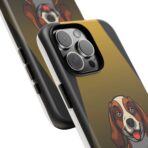 Beagle 'Feed Me Now!' Phone Case | Slim Dual-Layer Protective Case - Image 30