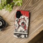 Screaming Cat Explosion phone case | tough cases, red comic art - Image 8