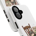 Grumpy Cat Rocking Chair Get Off My Lawn Phone Case | Protective iPhone Case - Image 2