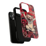 Graffiti Cat Phone Case UK, Street Art Aesthetic Cover, Bold Red Cartoon Cat Design, Dual Layer Shockproof Protective Glossy Matte Case - Image 27