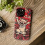 Graffiti Cat Phone Case UK, Street Art Aesthetic Cover, Bold Red Cartoon Cat Design, Dual Layer Shockproof Protective Glossy Matte Case - Image 32