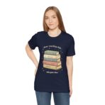 Slow Reading Club T-Shirt Book Lover Tee Cozy Literary Shirt Introvert Reading Aesthetic Top Minimalist Bookish Gift UK Style - Image 10