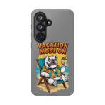 Vacation Mode On Bulldog Phone Case | Summer Beach Illustration - Image 41