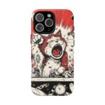 Screaming Cat Explosion phone case | tough cases, red comic art - Image 29