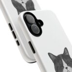 I Tolerate You Cat illustration Phone Case | Cat Face, Sarcastic Quote - Image 14