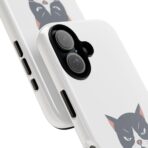 Grumpy Cat Illustration I'd Rather Be Napping Phone Case | Cute Cat Face - Image 2