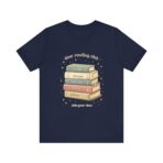 Slow Reading Club T-Shirt Book Lover Tee Cozy Literary Shirt Introvert Reading Aesthetic Top Minimalist Bookish Gift UK Style - Image 9