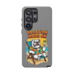 Vacation Mode On Bulldog Phone Case | Summer Beach Illustration - Image 51