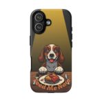 Beagle 'Feed Me Now!' Phone Case | Slim Dual-Layer Protective Case - Image 34