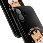 Cute Shiba Inu Phone Case UK, Cartoon Dog Pastel Aesthetic Cover, Dual Layer Shockproof Protective Case, Glossy Matte Gift Idea - Image 10