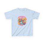 SuperKitties Birthday Girl Kids Tee | Custom Super Cat Party, Personalized Kitties Matching Shirt - Image 25