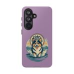 Retro Corgi Surf Phone Case UK, Cute Beach Dog Aesthetic Cover, Summer Vibes Protective Case, Dual Layer Shockproof Glossy Matte Gift - Image 41
