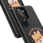 Cute Shiba Inu Phone Case UK, Cartoon Dog Pastel Aesthetic Cover, Dual Layer Shockproof Protective Case, Glossy Matte Gift Idea - Image 52