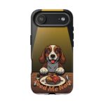 Beagle 'Feed Me Now!' Phone Case | Slim Dual-Layer Protective Case - Image 35