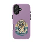 Retro Corgi Surf Phone Case UK, Cute Beach Dog Aesthetic Cover, Summer Vibes Protective Case, Dual Layer Shockproof Glossy Matte Gift - Image 34