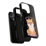 Cute Shiba Inu Phone Case UK, Cartoon Dog Pastel Aesthetic Cover, Dual Layer Shockproof Protective Case, Glossy Matte Gift Idea - Image 19