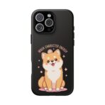 Cute Shiba Inu Phone Case UK, Cartoon Dog Pastel Aesthetic Cover, Dual Layer Shockproof Protective Case, Glossy Matte Gift Idea - Image 29