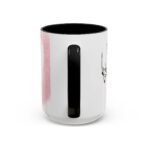 Spiced Espresso & Molasses Cream Accent Coffee Mug, Personalized Holiday Ceramic Mug - Image 4
