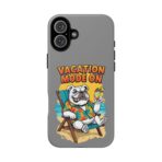 Vacation Mode On Bulldog Phone Case | Summer Beach Illustration - Image 13