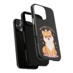 Cute Shiba Inu Phone Case UK, Cartoon Dog Pastel Aesthetic Cover, Dual Layer Shockproof Protective Case, Glossy Matte Gift Idea - Image 31