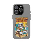 Vacation Mode On Bulldog Phone Case | Summer Beach Illustration - Image 21