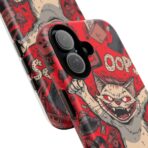 Graffiti Cat Phone Case UK, Street Art Aesthetic Cover, Bold Red Cartoon Cat Design, Dual Layer Shockproof Protective Glossy Matte Case - Image 6