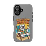 Vacation Mode On Bulldog Phone Case | Summer Beach Illustration - Image 5