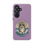 Retro Corgi Surf Phone Case UK, Cute Beach Dog Aesthetic Cover, Summer Vibes Protective Case, Dual Layer Shockproof Glossy Matte Gift - Image 43